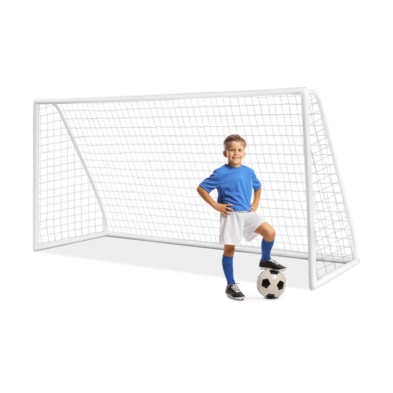 Soccer Goal with Strong UPVC Frame and High-Strength Netting