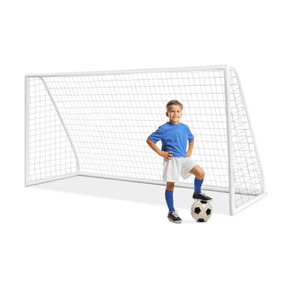 Soccer Goal with Strong UPVC Frame and High-Strength Netting